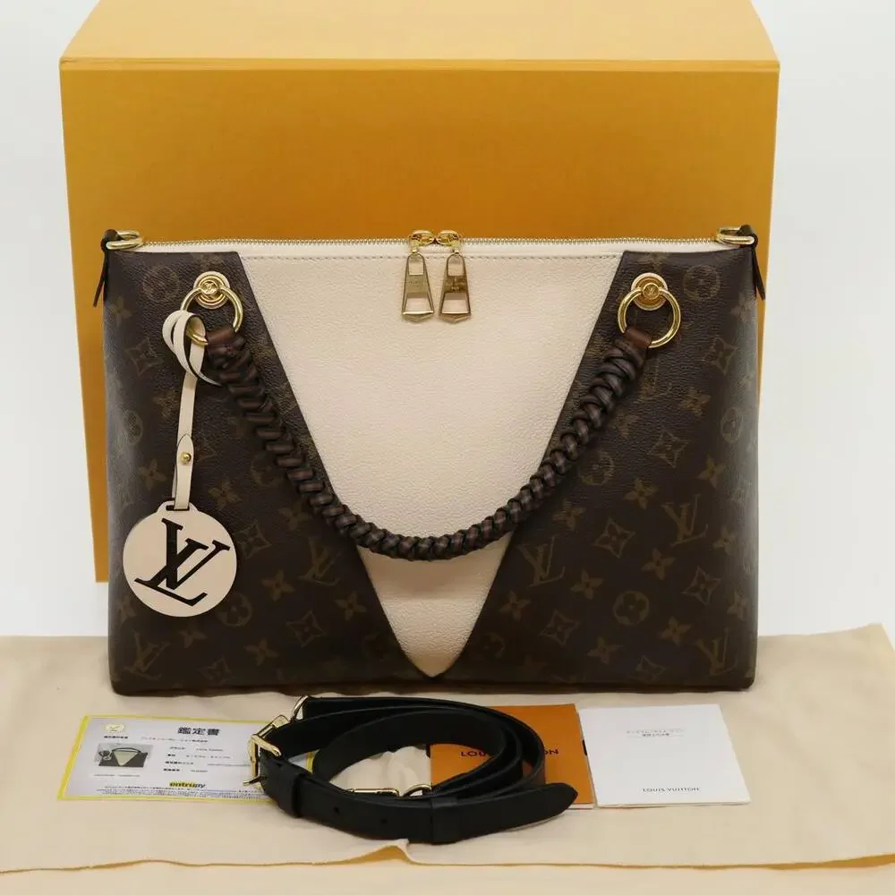 LOUIS VUITTON Monogram V Tote MM Tote Bag M45273