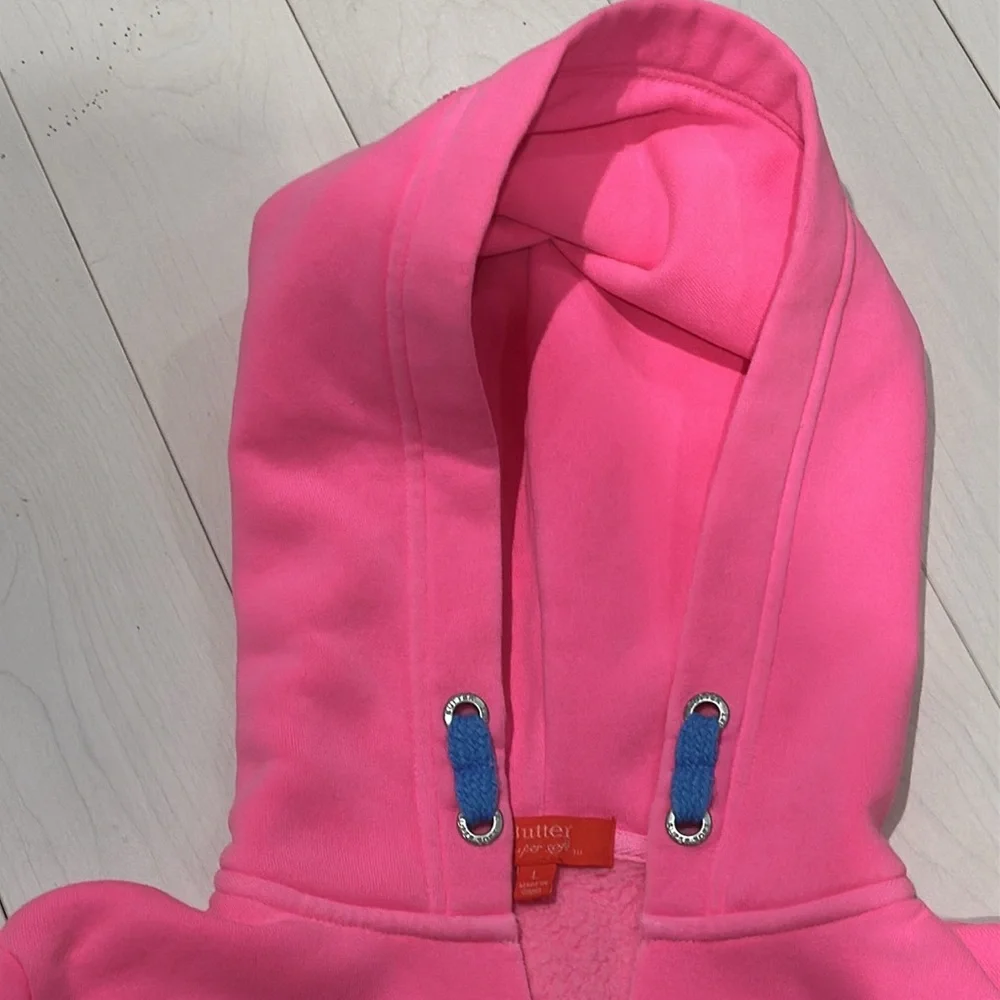 Worn once! Butter Pink Unicorn Rainbow hoodie  Hoodie / size L