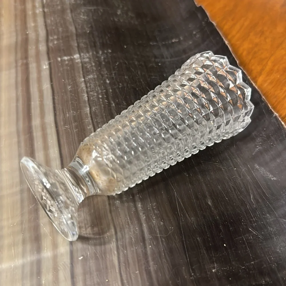 Vintage glass storage good