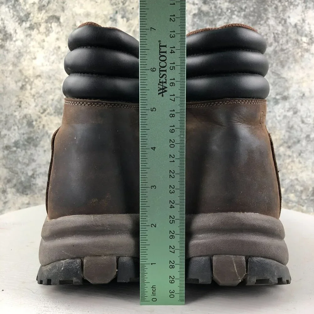 Propet Men's Size 11.5 X(3E) Blizzard Mid Zip Brown Leather 3M Insulated Boots