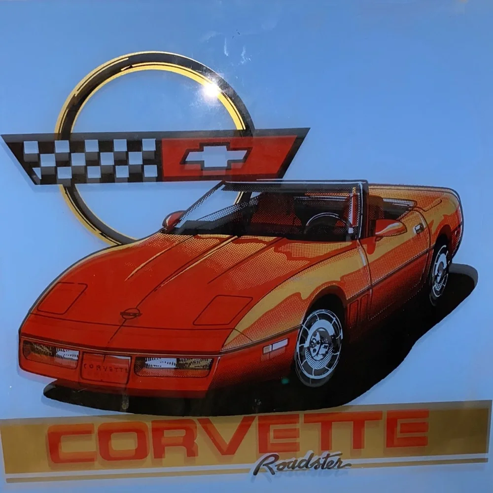 Corvette roadster 12”x