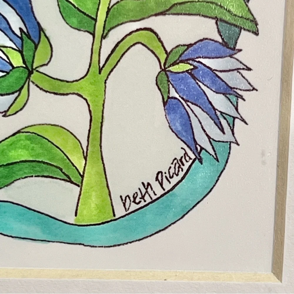 NWOT Whimsical Creative Wall Art Print