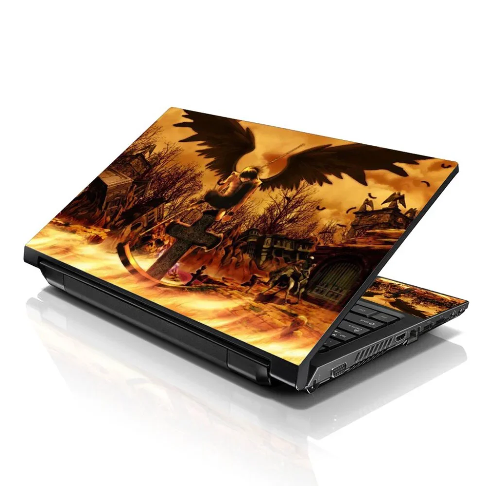 LSS 15.6 & 17.3 Inches Laptop Notebook Skin Sticker Decal - Cross Grave