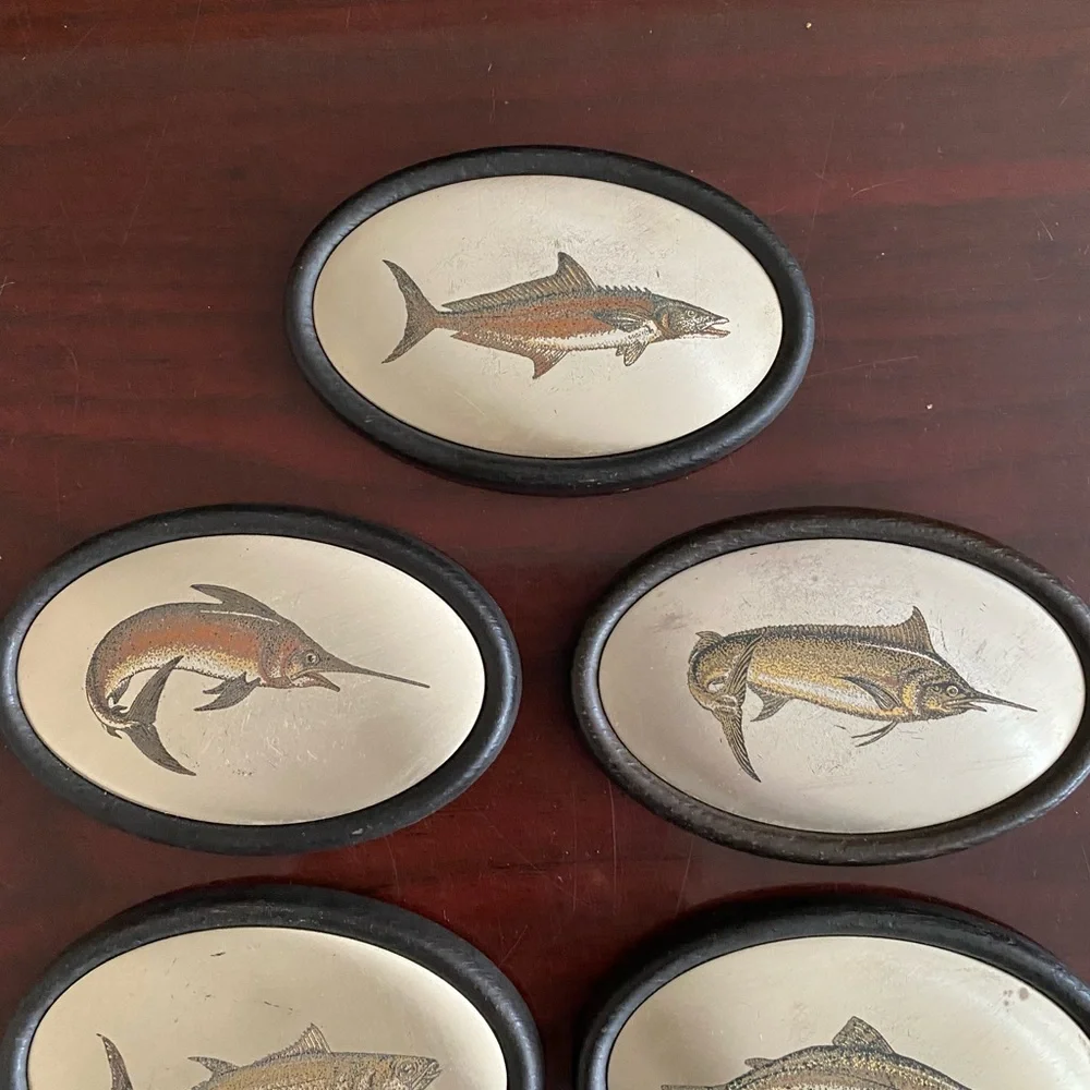 Franklin Mint 1980 - The Great Game Fish of the World - Lot Of 11 Plaques