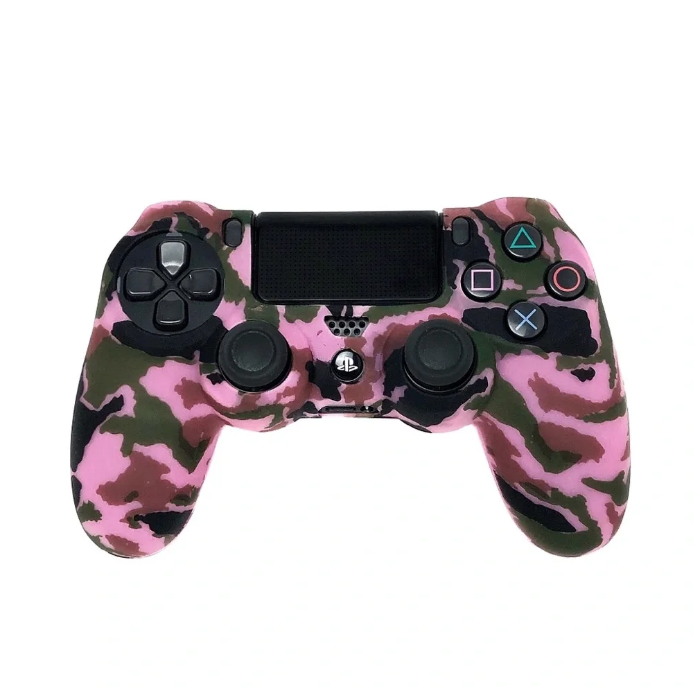 PS4 Controller Silicone Skins Bundle of 2 Pink Camo