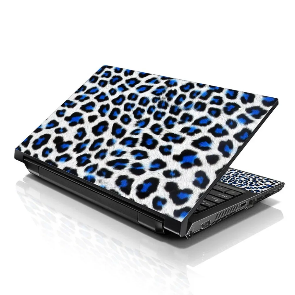 LSS 15.6 & 17.3 Inches Laptop Notebook Skin Sticker Decal - Blue Leopard