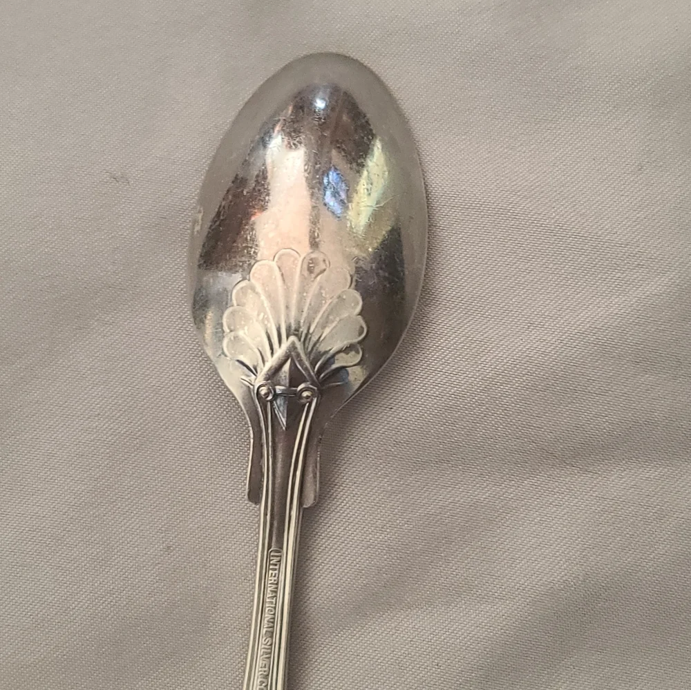 Vintage Usn, United States Navy Spoon, International Silver Co