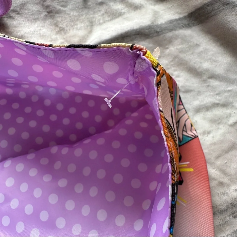 NWOT Estée Lauder limited edition Retro Comic Vacation Beach Tote Bag purple