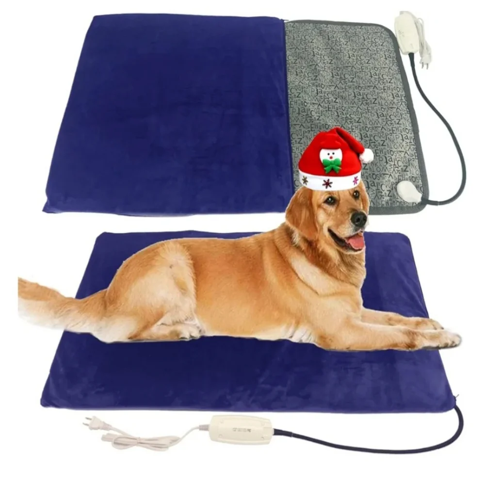Electric Heated Dog (Cats) Mat - Blue