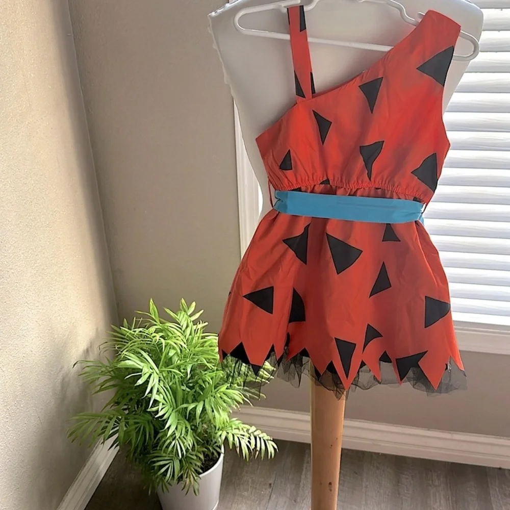 Flintstone Cave Girl Toddle Costume Dress