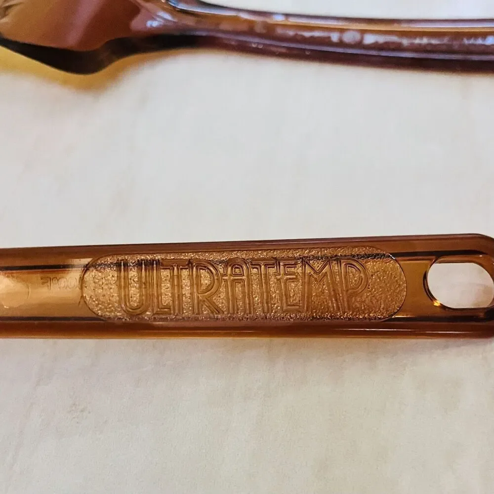 VTG Ultratemp Amber Spatula Scraper Pie Cake Server Heat Resistant Robinson USA