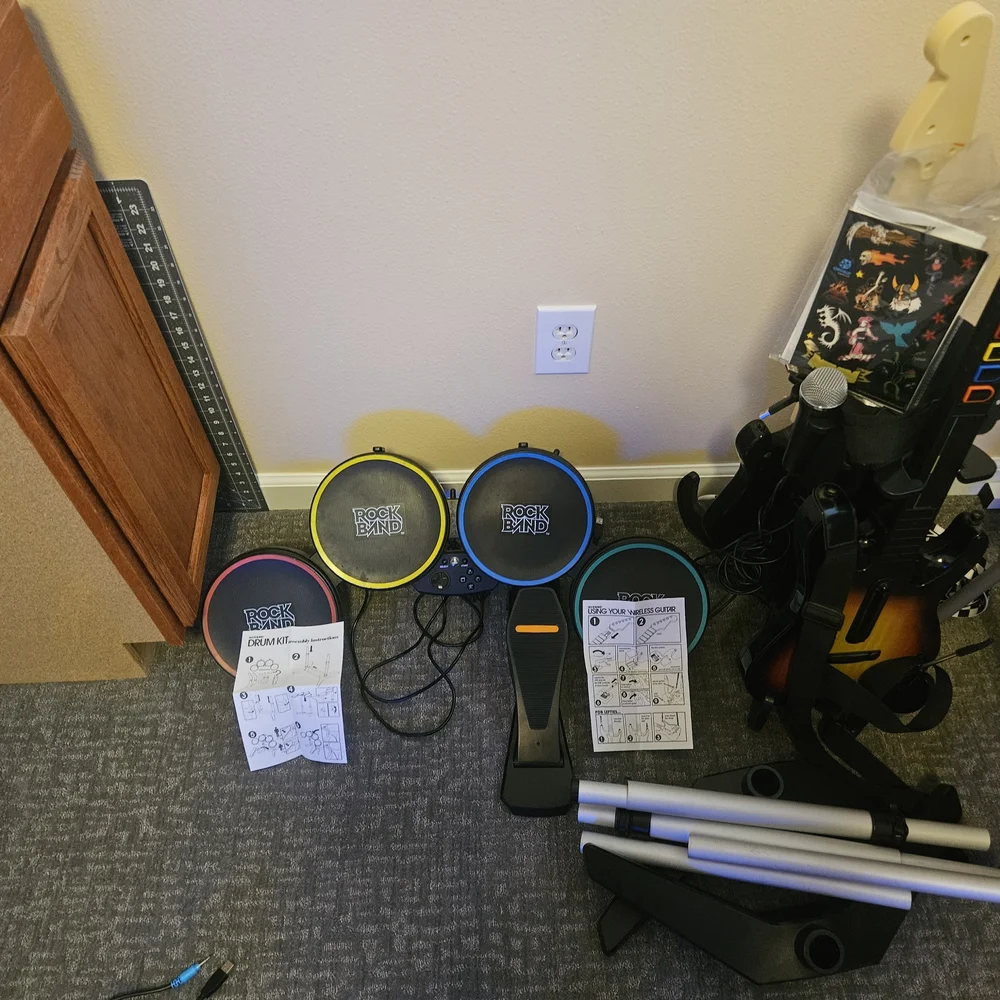 Rock Band Drum Set with Pedal