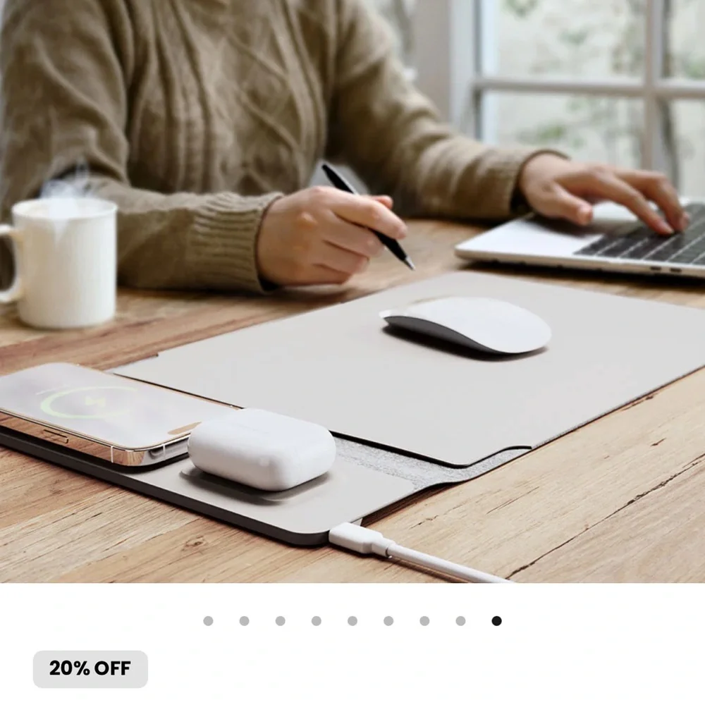 NEW!  Box open but not used!   Dove Grey Laptop Sleeve