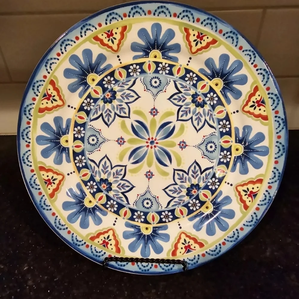 Pier 1 Imports Mediterranean Vista Dinner Plate
