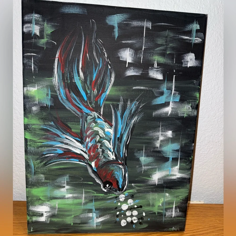 self made vibrant fish