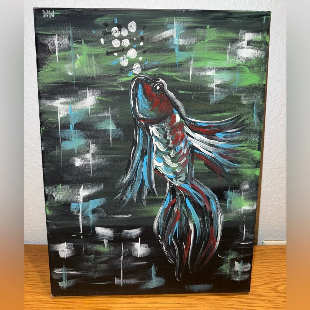 self made vibrant fish