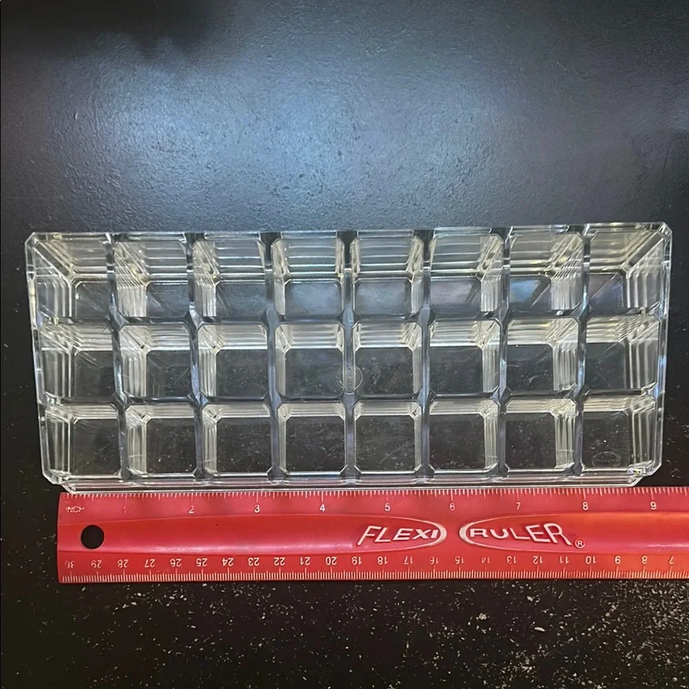 Clear Glass Organizer Tray