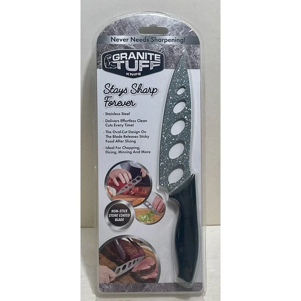 Granite Tuff™ Knife Non-Stick Stainless Steel Granite Coated Blade 5-1/2