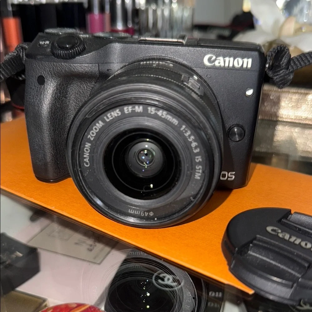 Canon EOS M3 Black Mirrorless Digital Camera with 15-45mm Lens