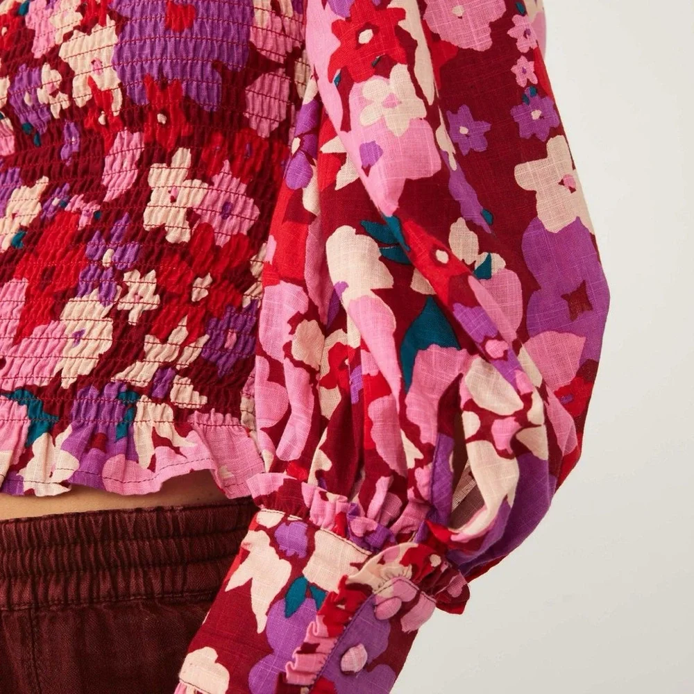 Free People Ariana printed top