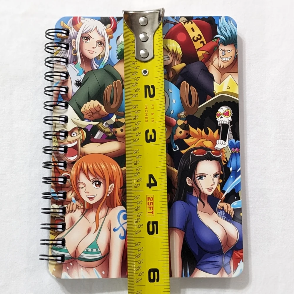 One Piece Anime Small Spiral Notebook, NEW