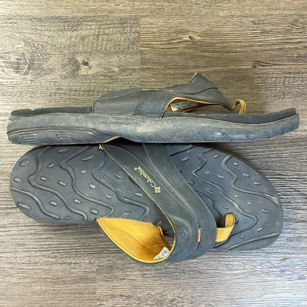 Columbia Men’s Silver Falls Thong Flip Flop Sandals, size 12