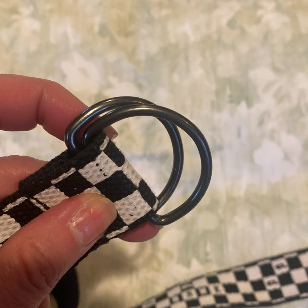 Hawk checkered Black and White Belt