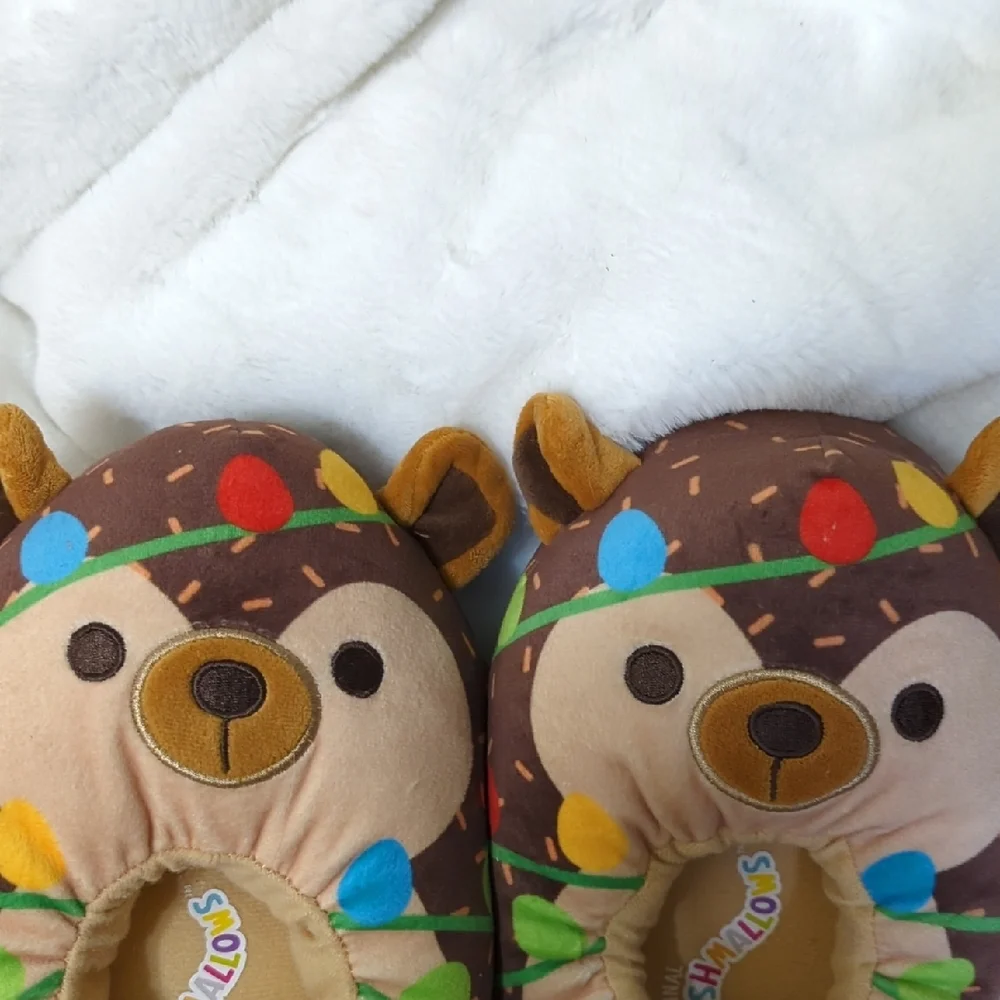 Holiday hedgehog Kids Slippers by