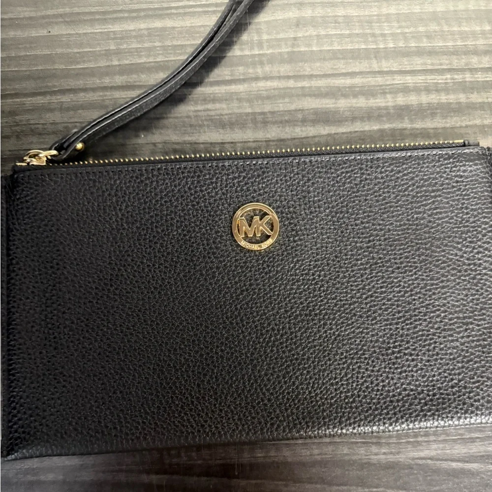 Michael Kors Black Wristlet