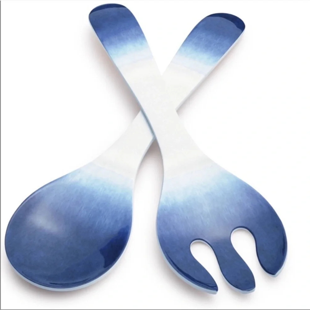 Sur La Table Blue Ombre Salad Servers
