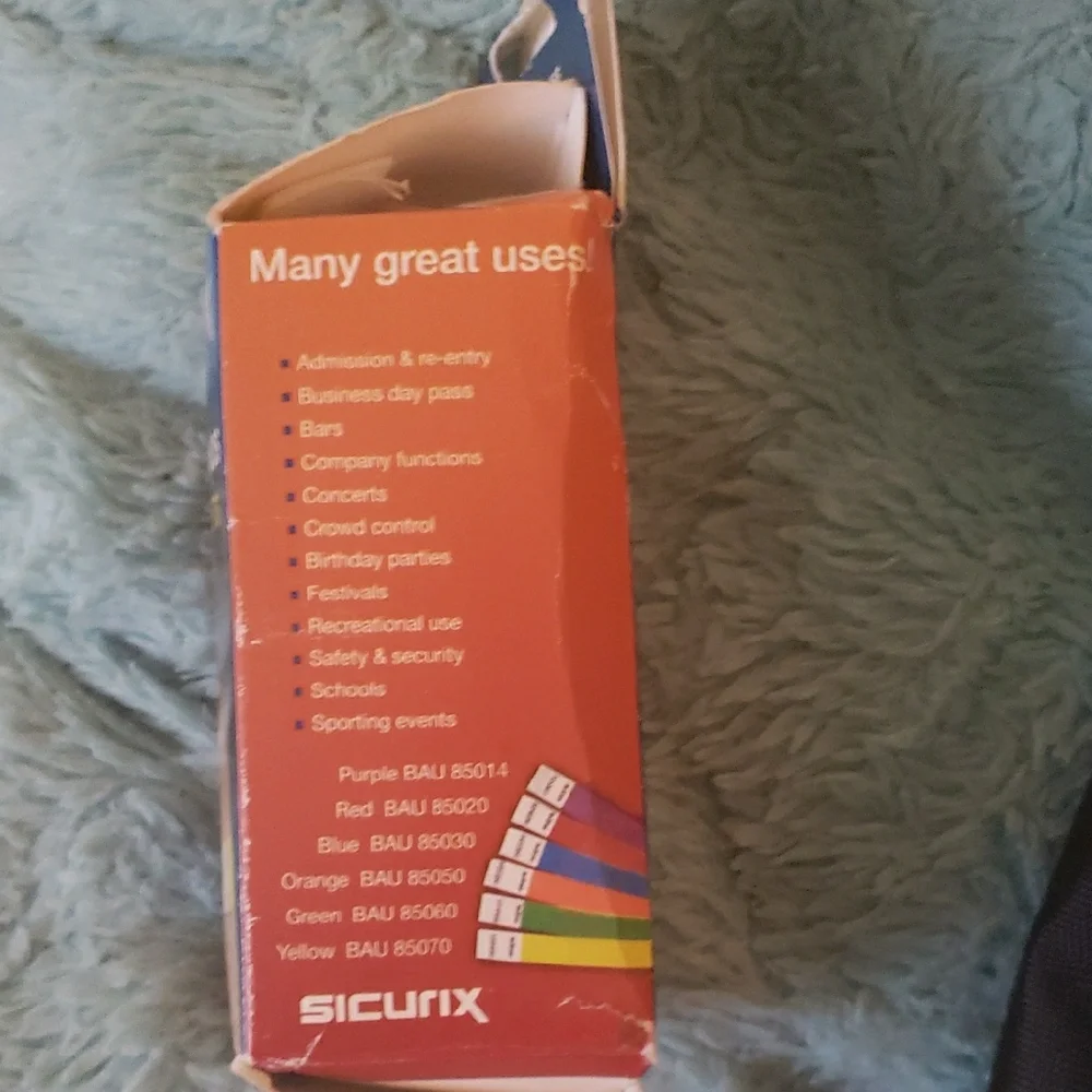 Yellow Security Wristbands