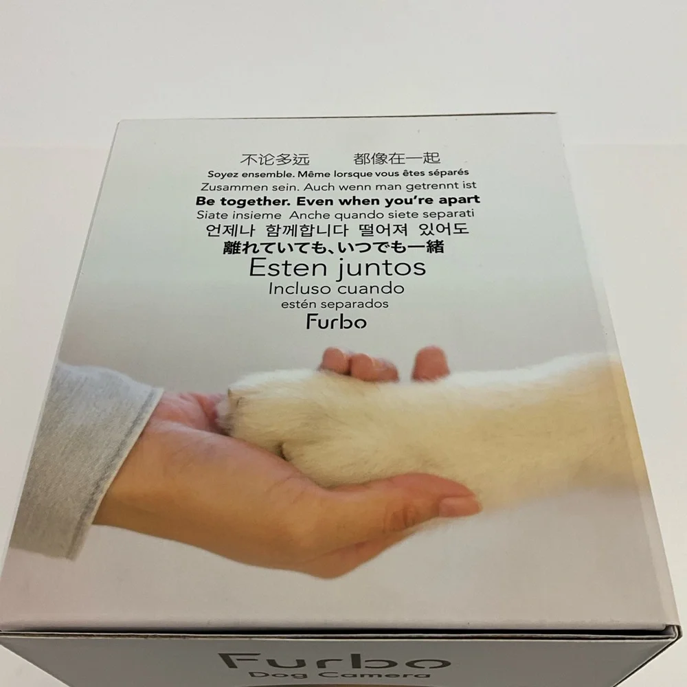 Furbo Dog Camera White and Gold New In Box