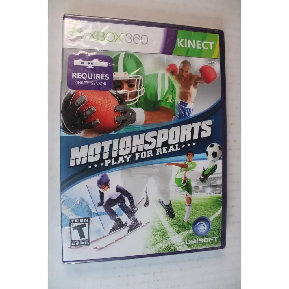 Motionsports Play For Real (Microsoft Xbox 360, 2010) New Factory Sealed