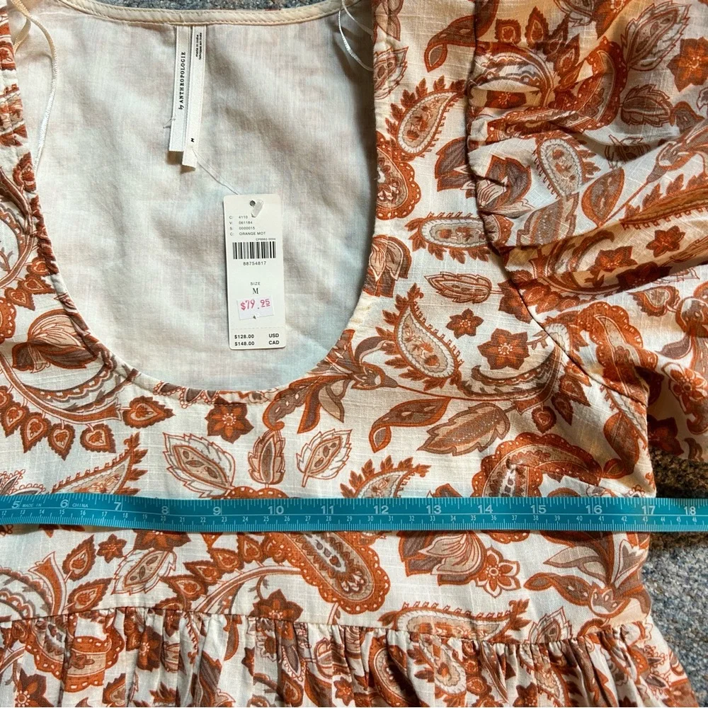 Floral Puff Sleeve Blouse NWT