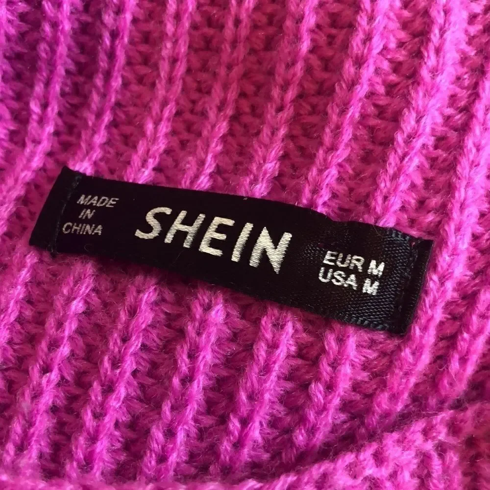 SHEIN bright pink