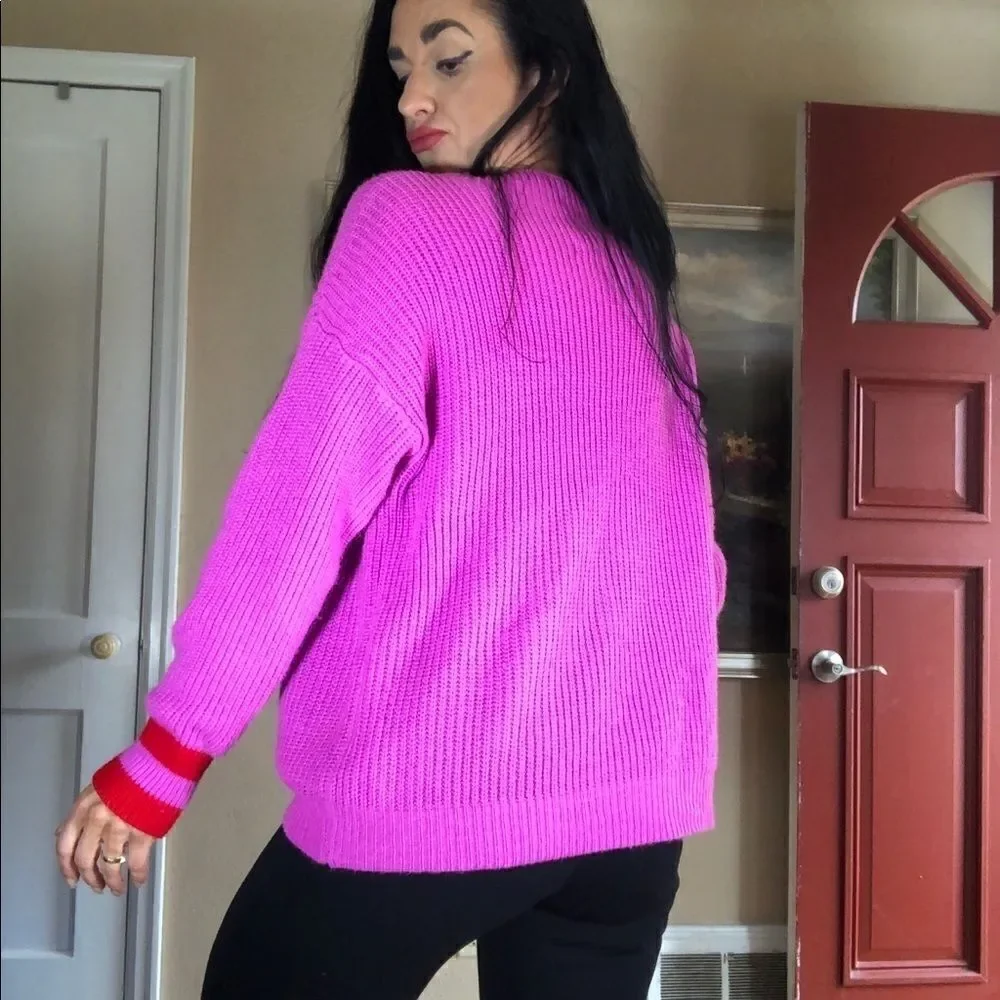 SHEIN bright pink