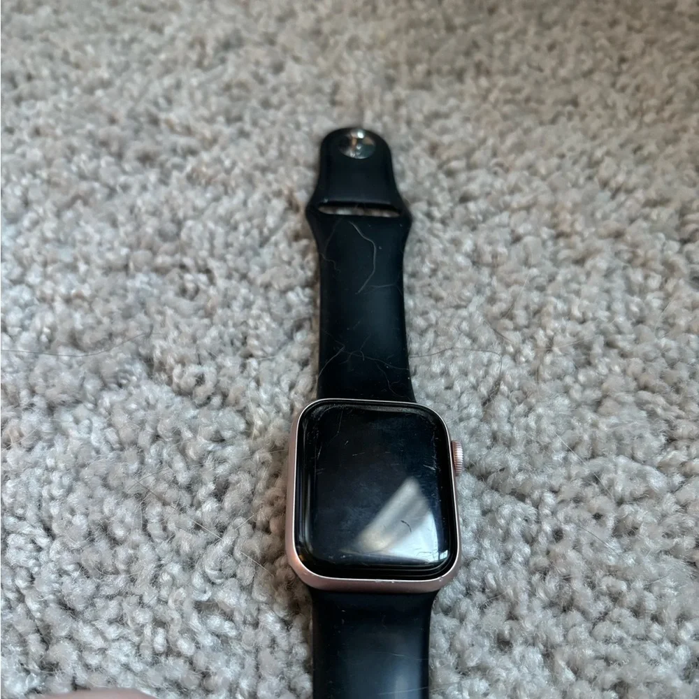 Apple Series 5 Watch 40 MM Space Gray Smart Watch With Black Band