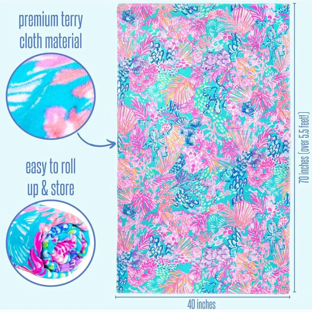 Lilly Pulitzer vibrant bath