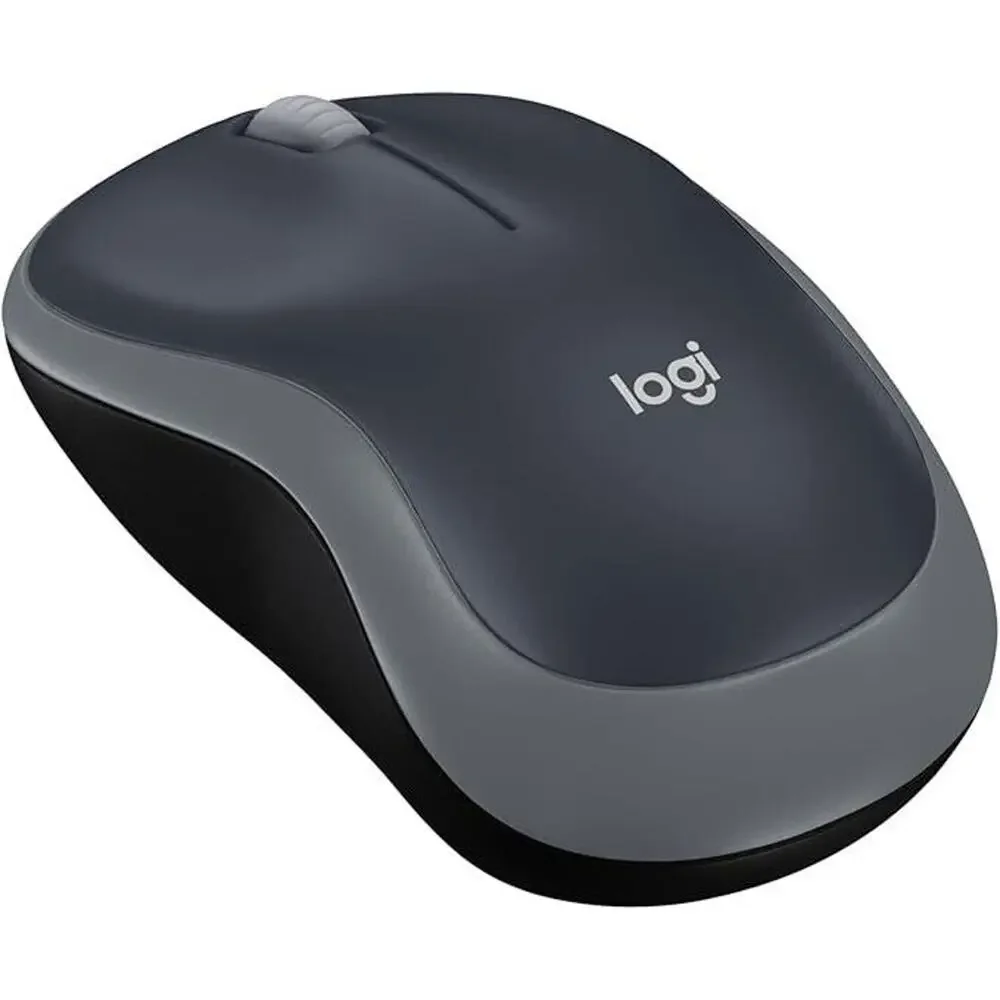 Logitech M185 Wireless Mouse - 2.4 GHz w/ USB Receiver, 1000 DPI Optical Track