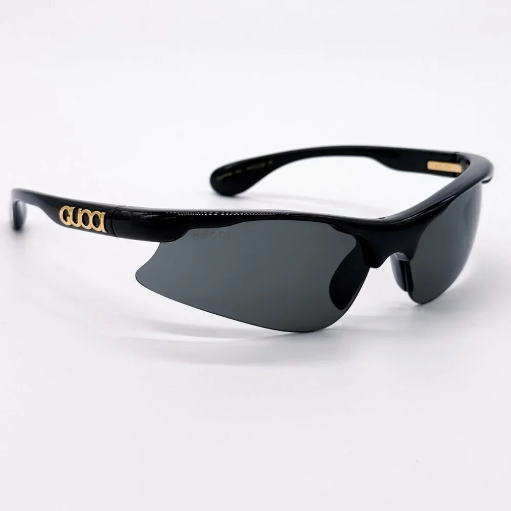 NEW GUCCI GG1774S 006 BLACK GREY MASK UNISEX SUNGLASSES GUCCI