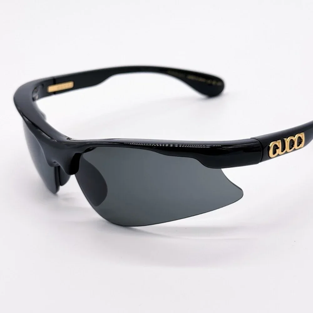 NEW GUCCI GG1774S 006 BLACK GREY MASK UNISEX SUNGLASSES GUCCI