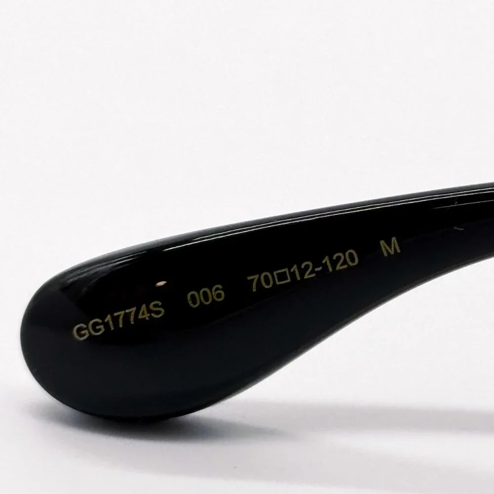 NEW GUCCI GG1774S 006 BLACK GREY MASK UNISEX SUNGLASSES GUCCI