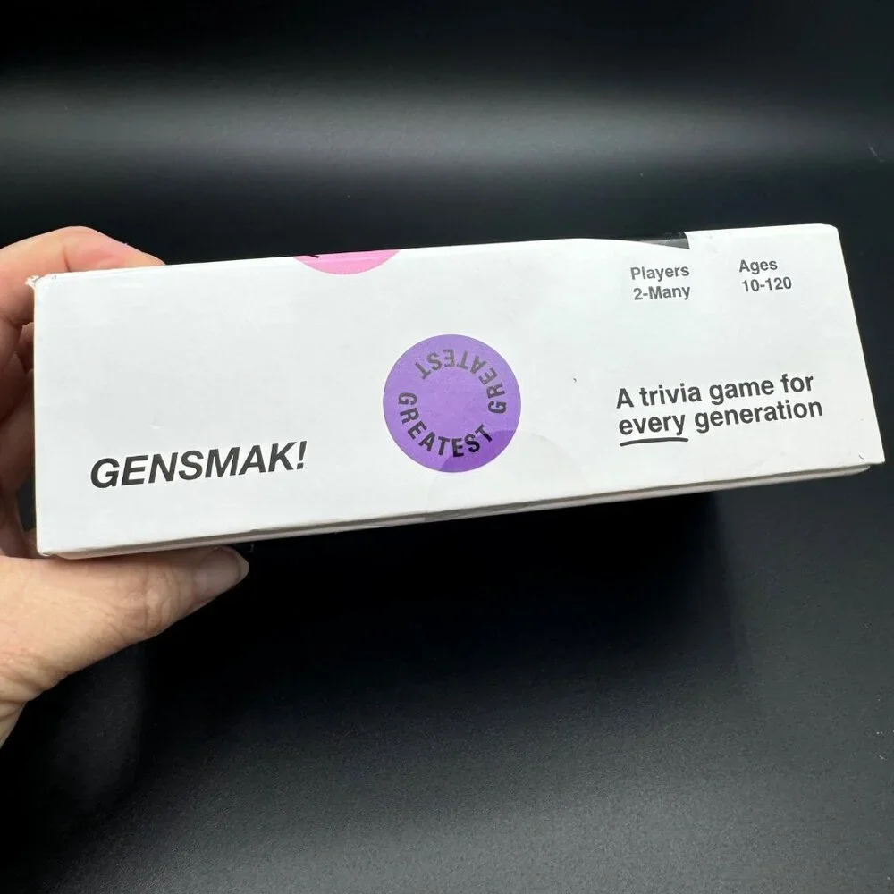 GENSMAK! Party Game - Engaging Multi-Generational Trivia Game with Comedic Hints