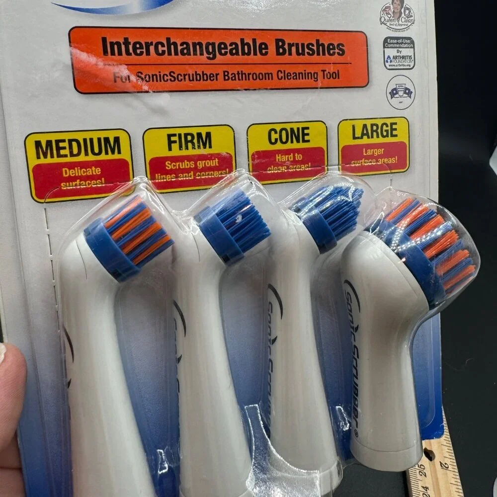 Sonic scrubber effortlessly clean