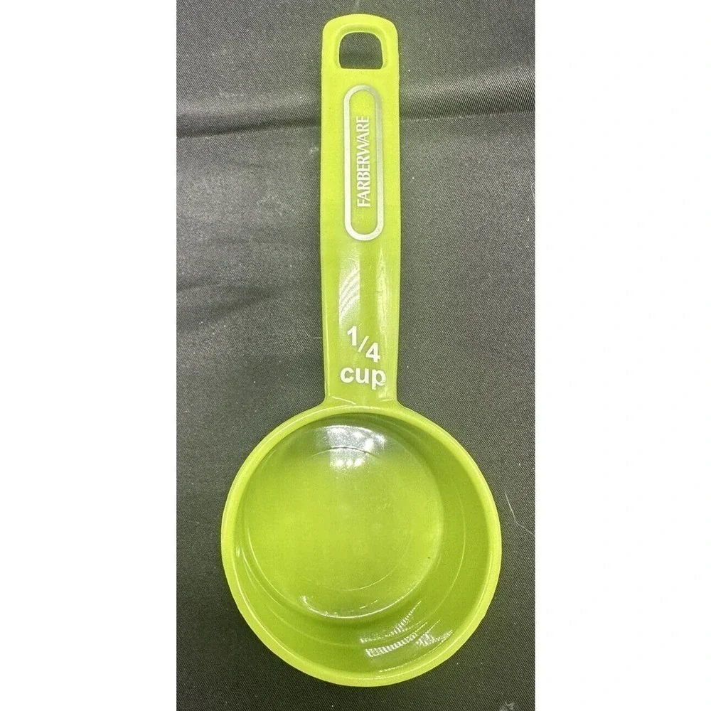 Farberware Professional Plastic Measuring Cups with Coffee Spoon, Set of 5