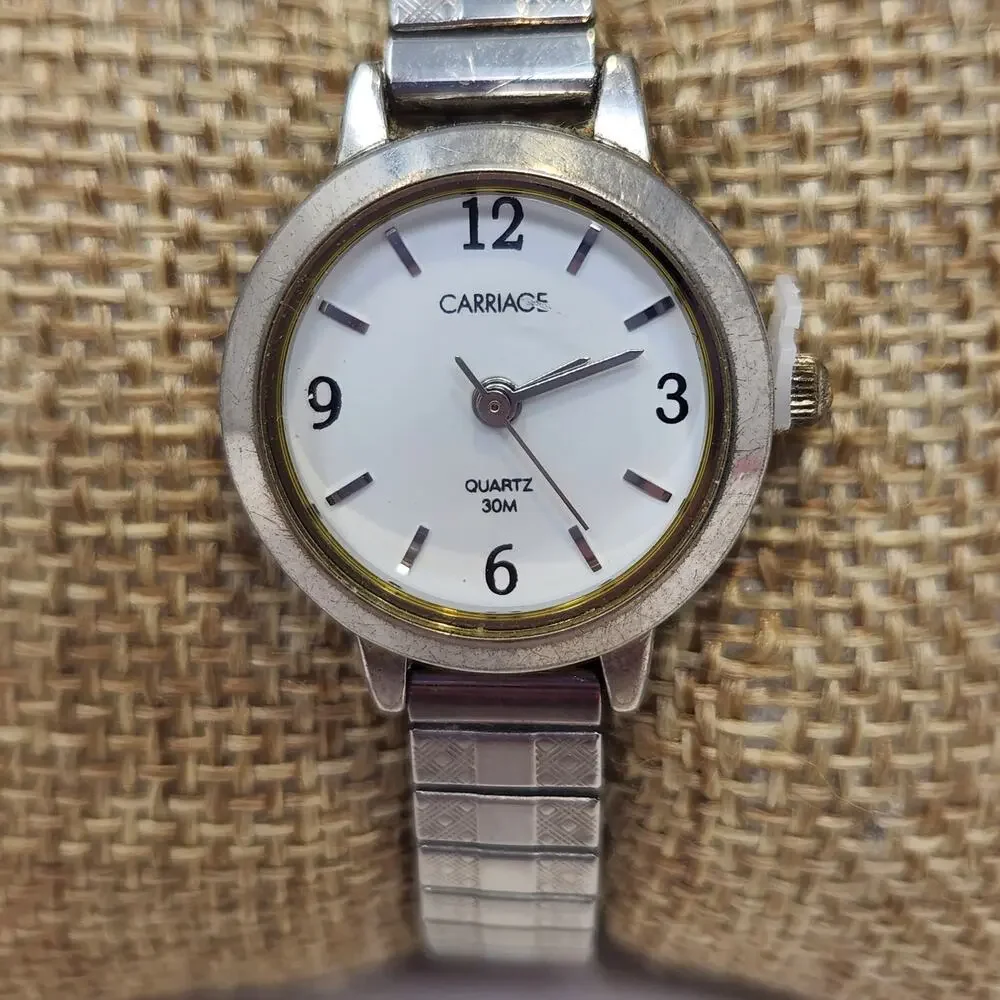 Timex silver details