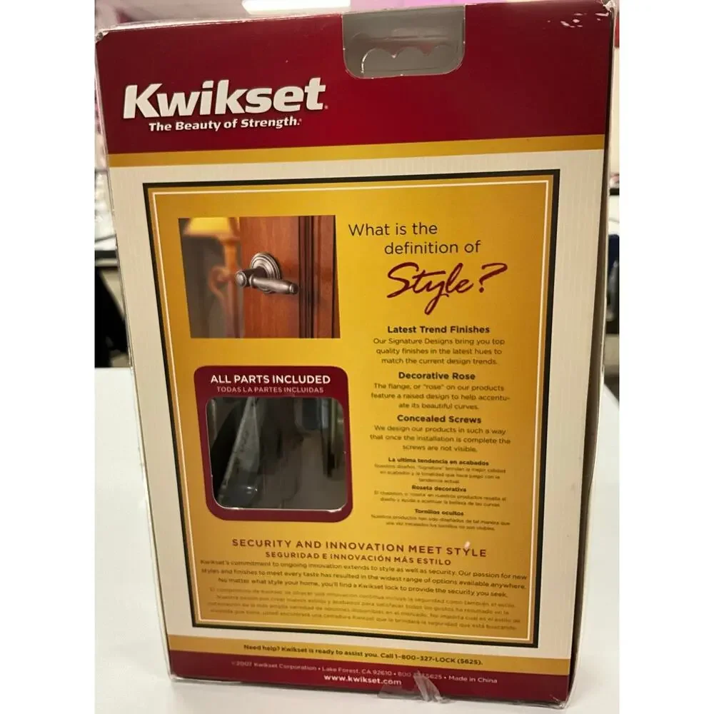 NEW Kwikset 720TNL Tustin Lever Hall/Closet Venetian Bronze ANSI Grade 2