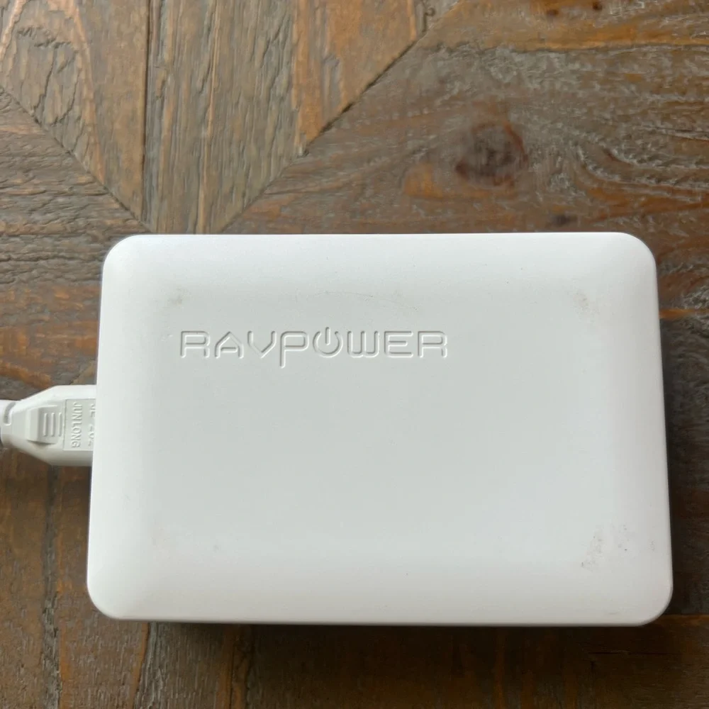 RAVPower USB Charger, likely the 60W 12A 6-Port USB Desktop Charging Station