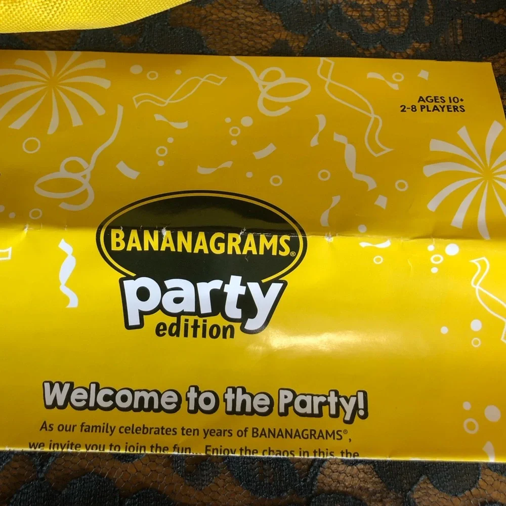 Bananagrams party edition