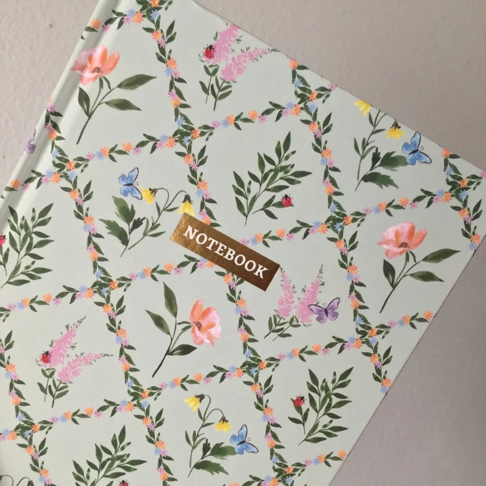 Flower Ladybug Notebook